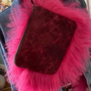 Patricia Nash Bag Magenta Pinkish Red Wristlet